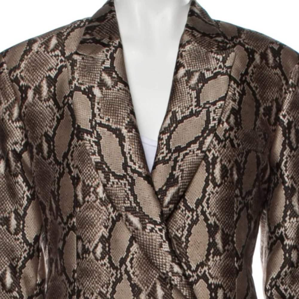 Msgm Double-Breasted Tailored Water Resistant Ani… - image 2